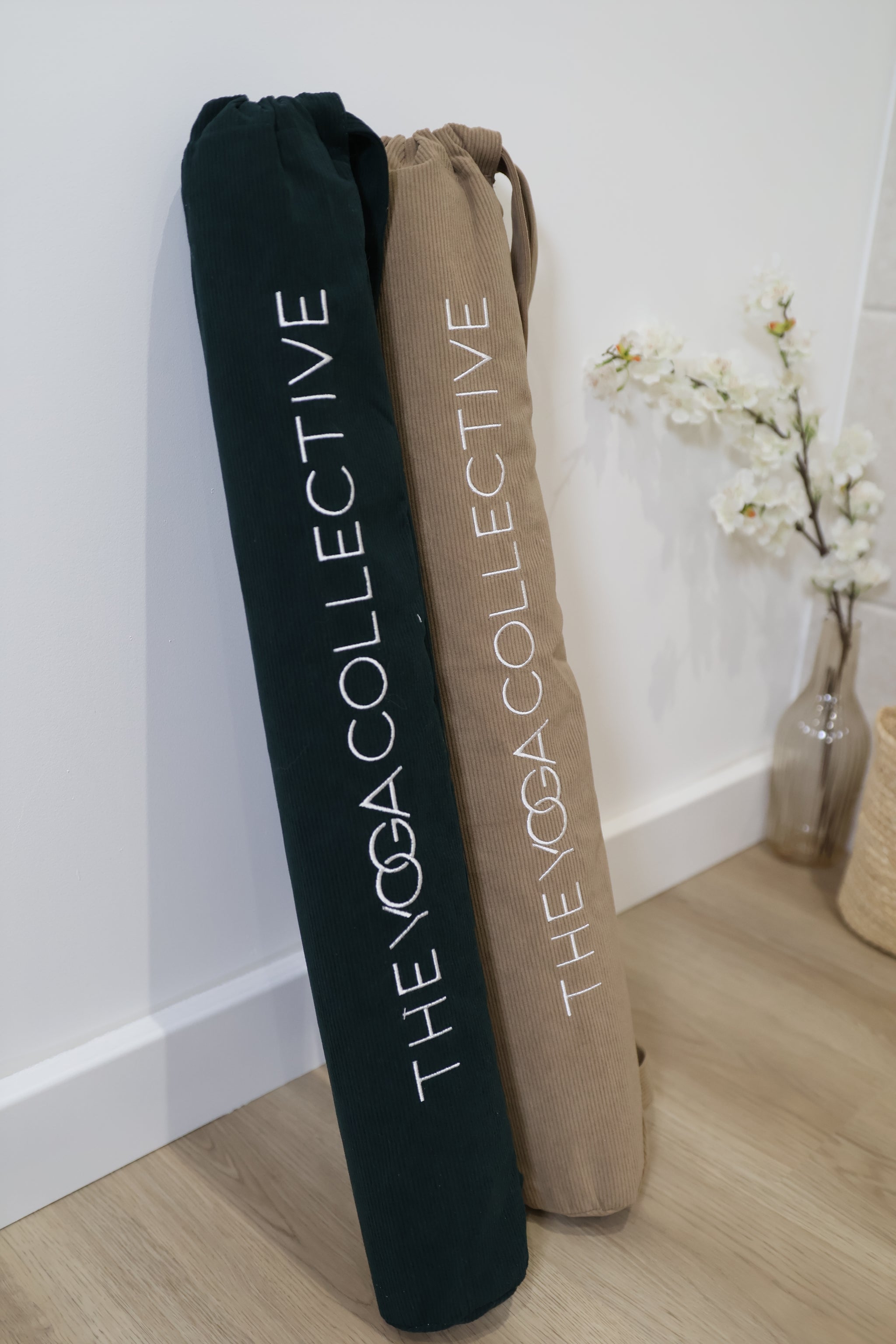 Corduroy Travel Mat Bag