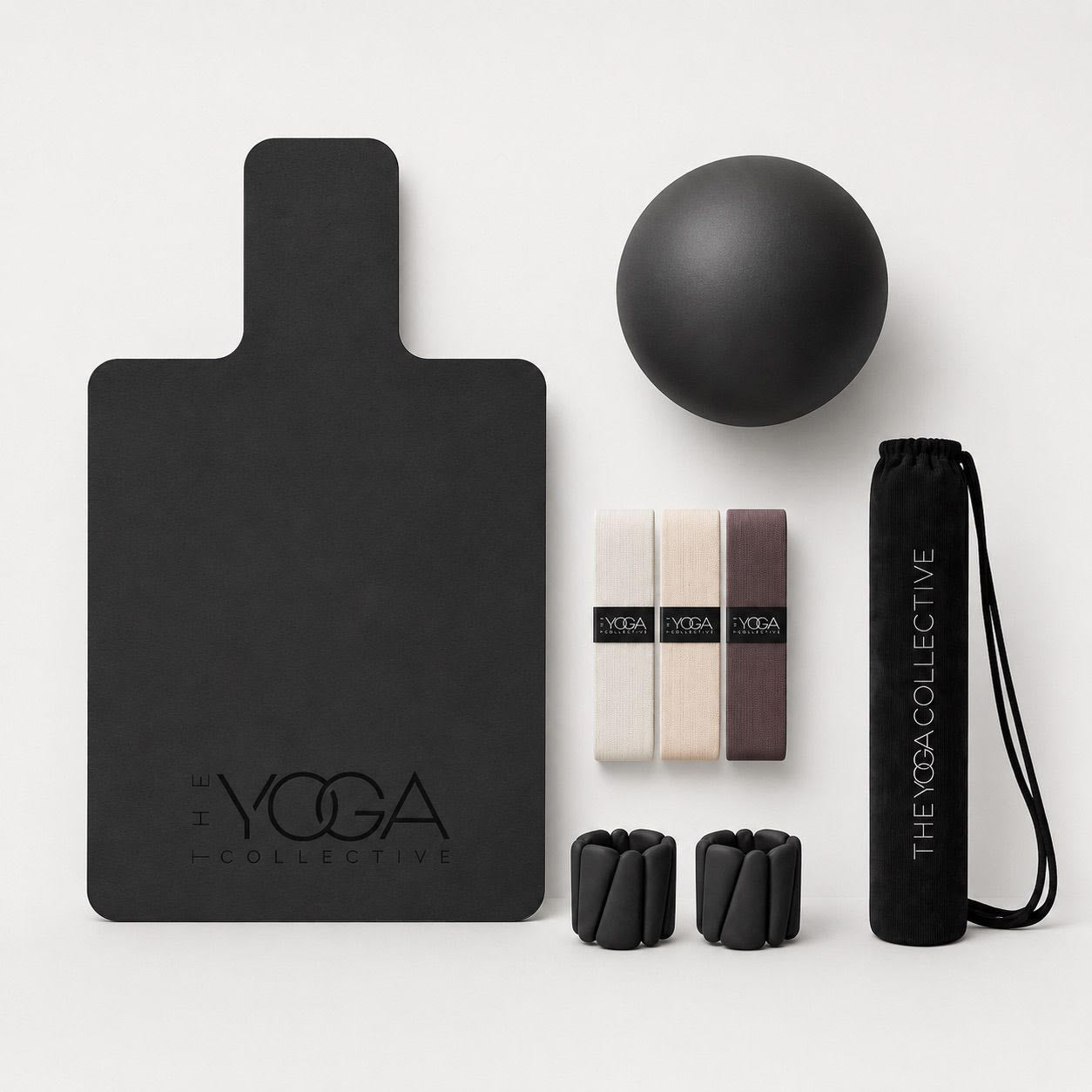 The Complete Reformer Pilates Accessories Bundle - Black